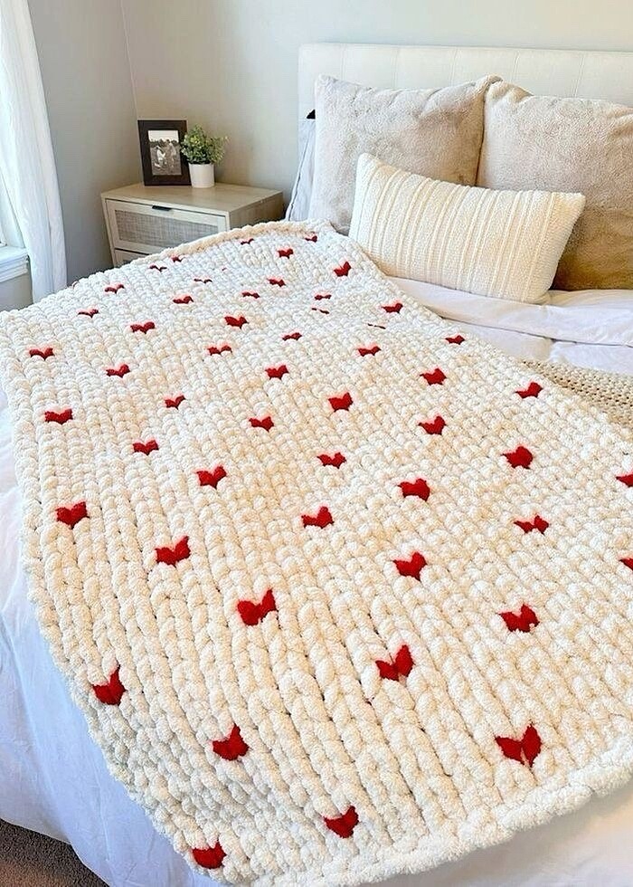 kalpli örme battaniye - Görsel 2