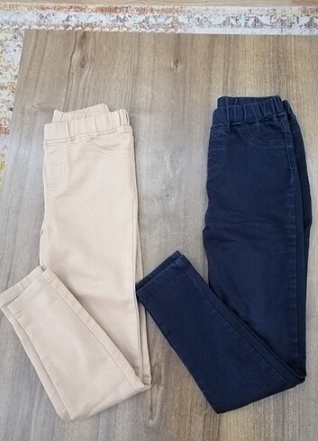lcw beli lastikli skinny pantolon 9 10 YAŞ 2 adet