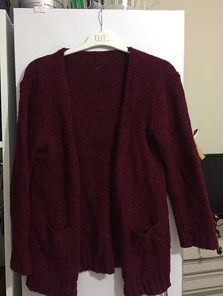 bordo hırka