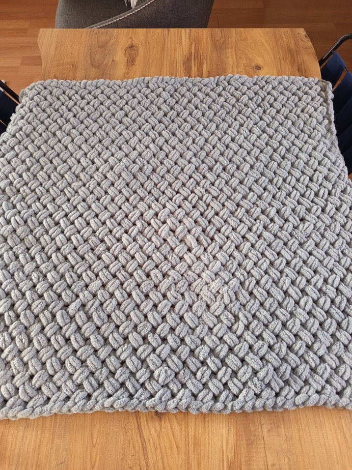 Alize Puffy GRİ renk 90cm*90cm Bebek Battaniyesi - Görsel 3