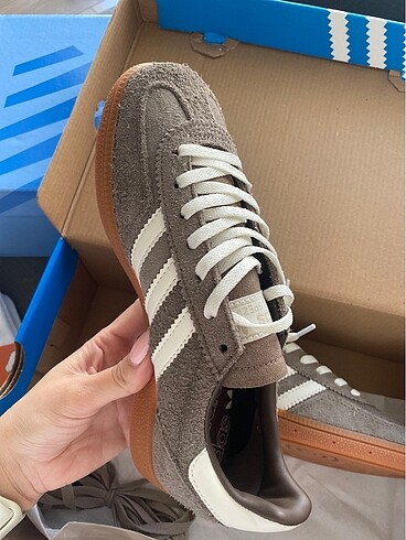 38 Beden kahverengi Renk Adidas spezial earth strata gum