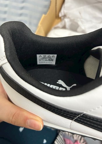 Beyaz Siyah Puma Erkek Spor Ayakkabı - Görsel 5