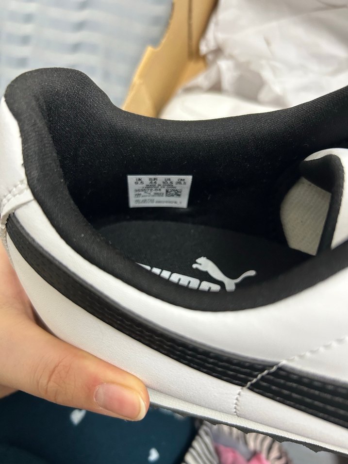 Beyaz Siyah Puma Erkek Spor Ayakkabı - Görsel 5