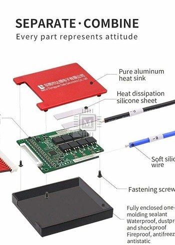 daliy 15s lifepo4 balasli - Görsel 2