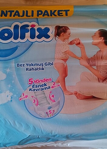 5 Beden: 11-25 kg Beden Renk Bebek bezi
