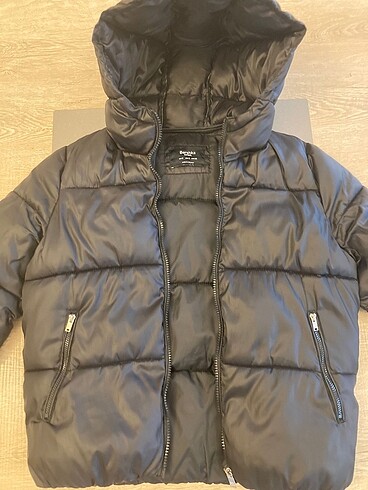 BERSHKA SIYAH SISME MONT