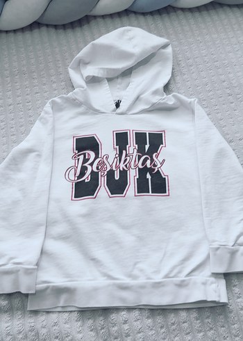 3 adet Erkek Çocuk Gri Baskılı Sweatshirt - Beşiktaş temalı - Görsel 3