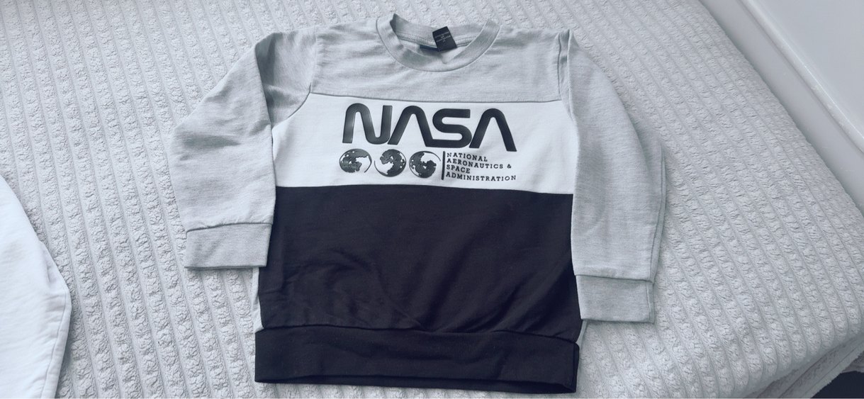 3 adet Erkek Çocuk Gri Baskılı Sweatshirt - Beşiktaş temalı - Görsel 2