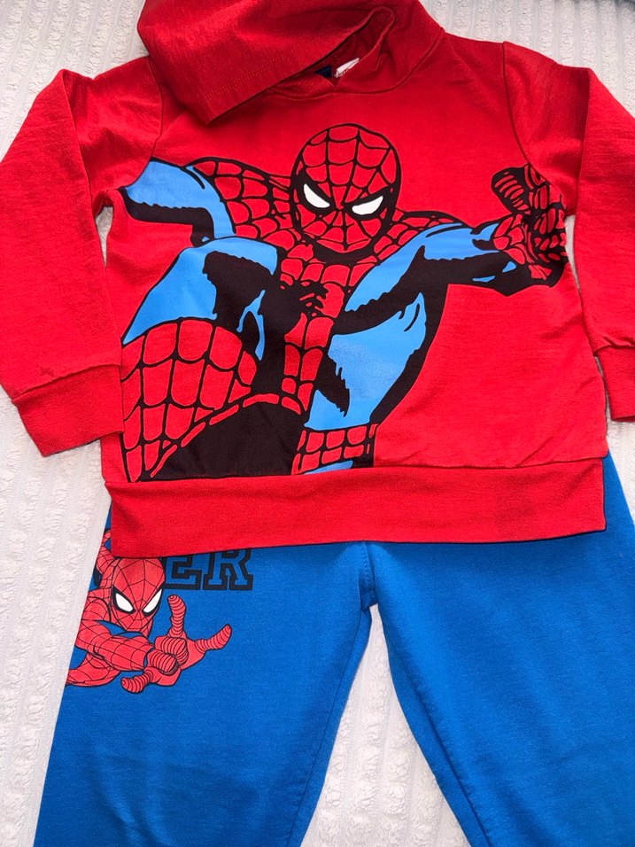 Minecraft ve örümcek adam  Baskılı Erkek Çocuk eşofman takımı - Görsel 2