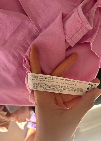 Zara Zara marka Pembe Fırfırlı Kolsuz Mini Bluz