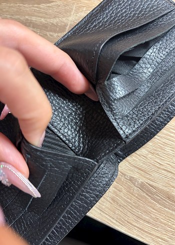 Fabrika Siyah Erkek Gerçek Deri Cüzdan - Görsel 11