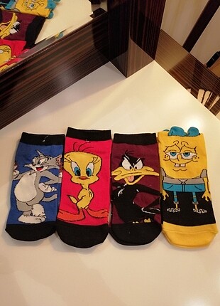 Zara Karakter baskılı patik çoraplar