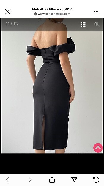Zara Siyah abiye elbise