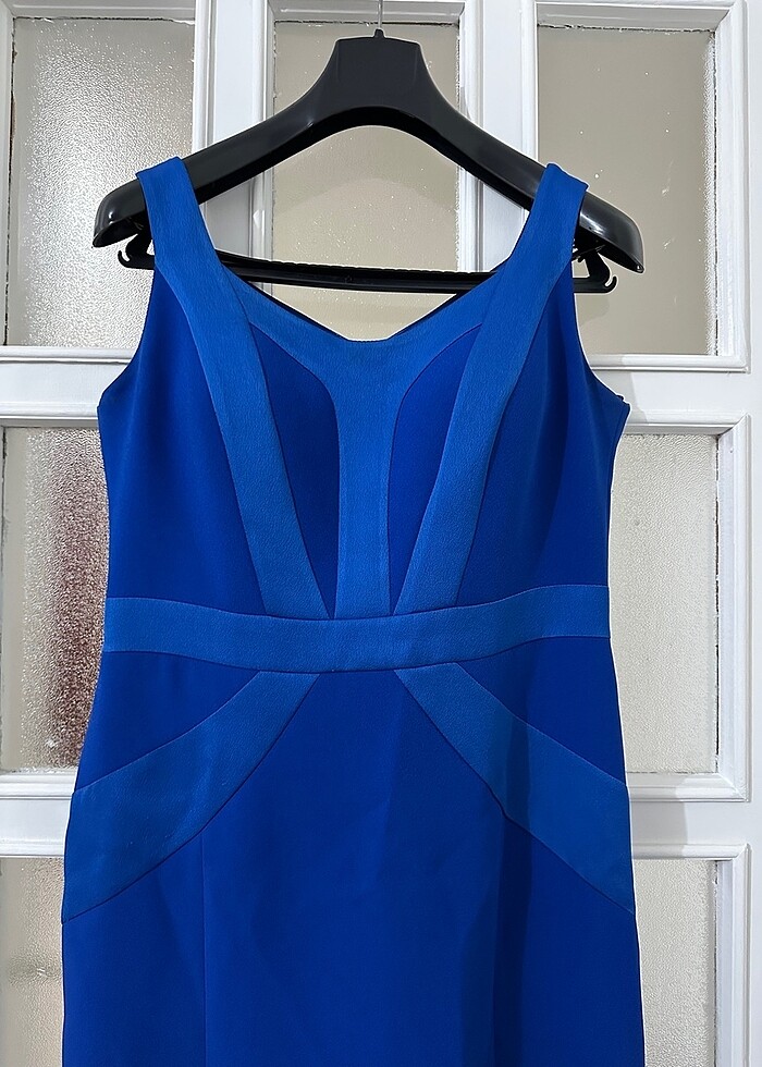 Mavi Uzun Abiye - Görsel 2