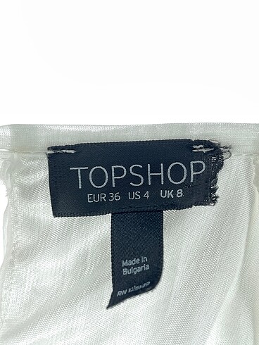 36 Beden beyaz Renk Topshop Mini Elbise %70 İndirimli.