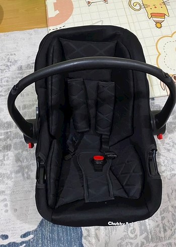 Siyah Chubby Baby Bebek Araba Koltuğu - Görsel 3