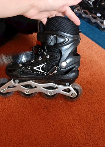 38 Beden siyah Renk Erkek Siyah Bağcıklı Spor Paten