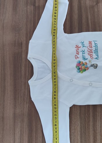 Diğer Baskılı Pamuklu Bebek Body
