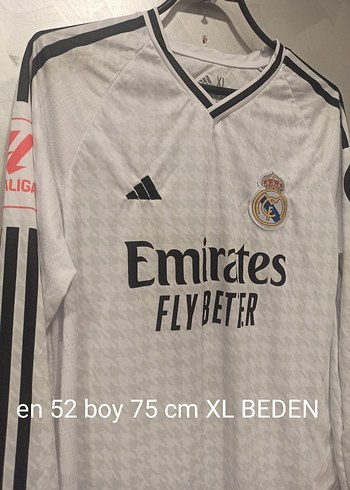 xl Beden beyaz Renk Real Madrid Forma