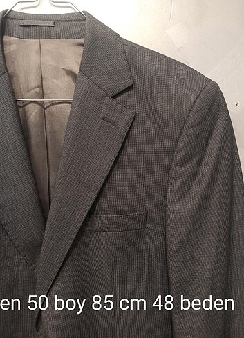 48 Beden Erkek blazer ceket