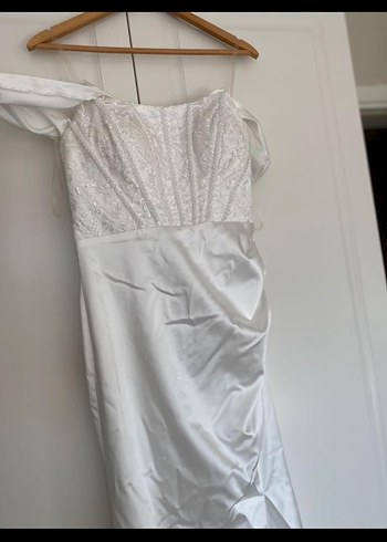 Beyaz abiye - Görsel 6