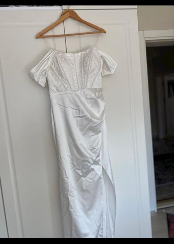 Beyaz abiye - Görsel 8