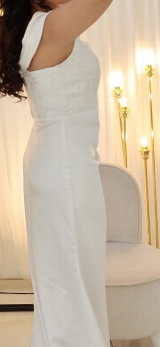 Beyaz abiye - Görsel 3