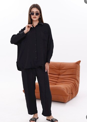 Zara Gömlek pantolon keten takım