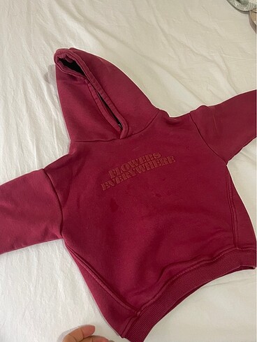 24-36 Ay Beden bordo Renk Zara eşofman takımı