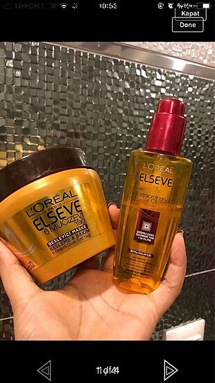 Loreal Saç maskesi ve yağı