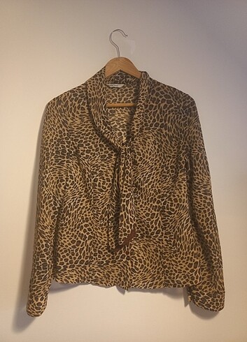 Diğer Jezebel vintage y2k leopar desenli gömlek