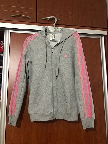 adidas kapüşonlu fermuarlı sweatshirt Orijinal