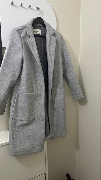 Pull&Bear Gri Kaban