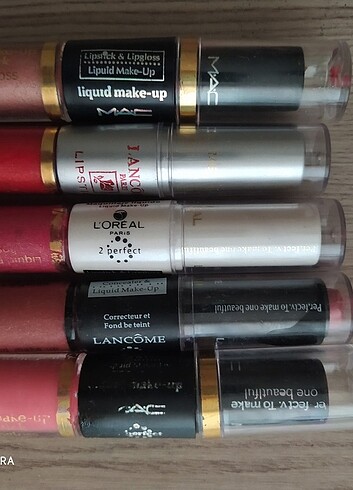 MAC Lancome loreal mac marka rujlar