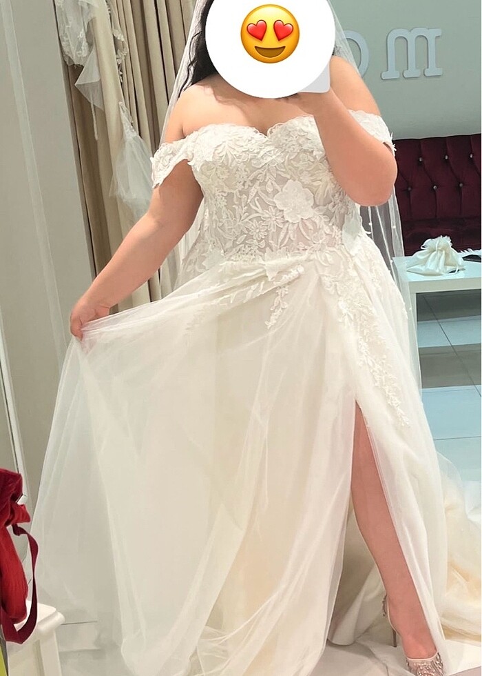 Özel Dikim 44 Beden Gelinlik - Görsel 4