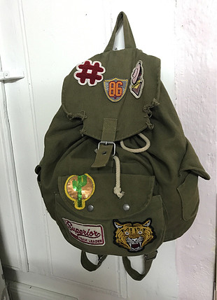 asker yeşili çanta