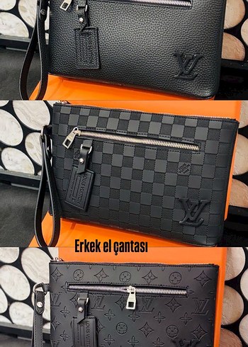 Louis Vuitton Siyah Erkek El Cantasi