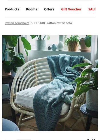 Bej Rattan Çocuk Koltuğu - Görsel 2