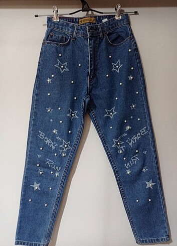 İncili Kot pantolon