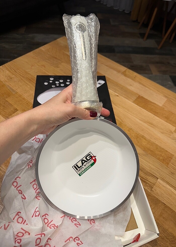 20 cm seramik tava - Görsel 4