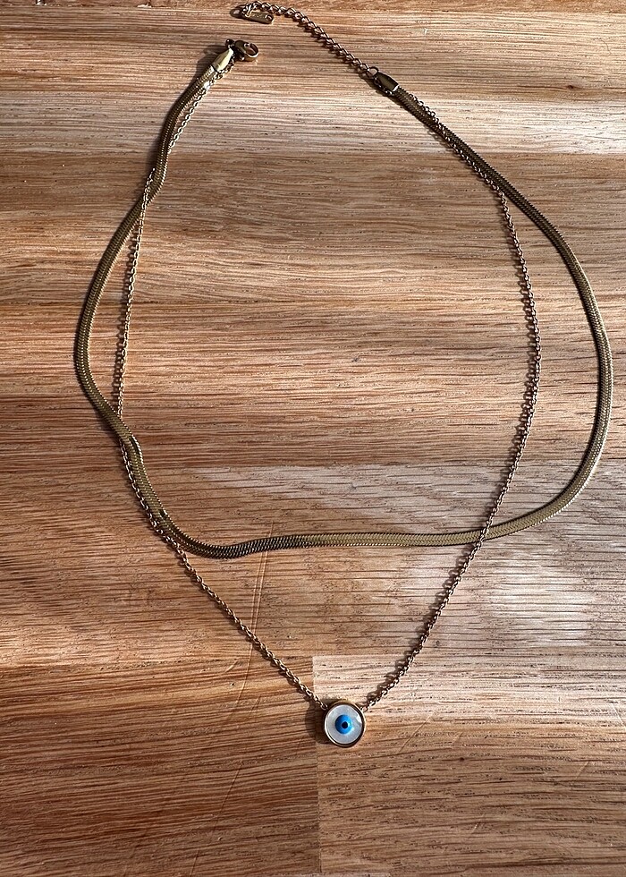 Çelik kolye ikili - Görsel 2