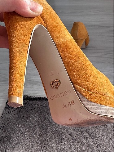 Süet topuklu ayakkabı - Görsel 6