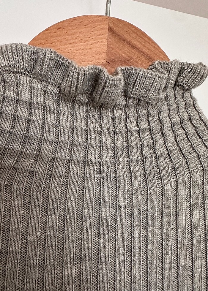 Uzun triko elbise - Görsel 2