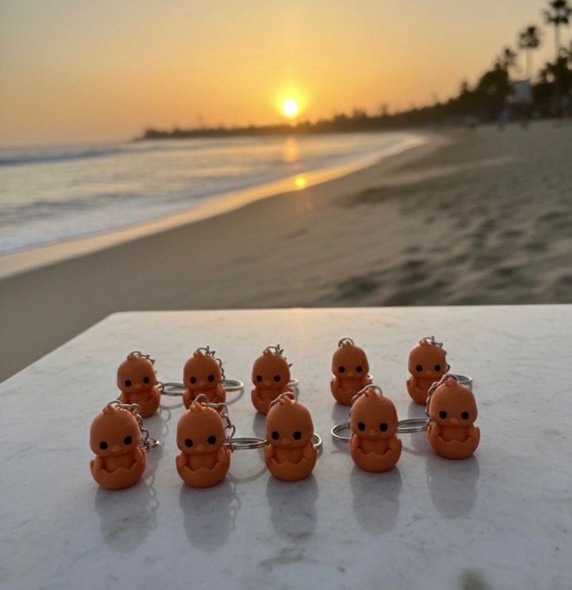 Sevimli Civciv Figürlü Anahtarlık | Toptan & Perakende Satış - Görsel 2