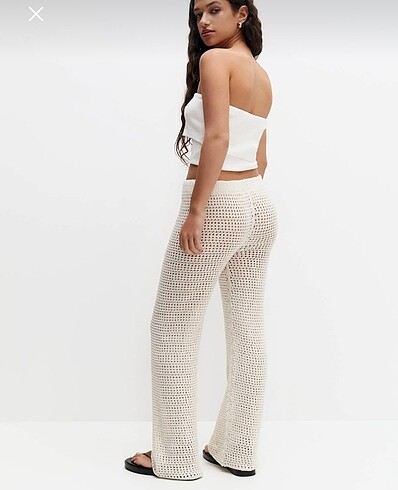 m Beden Pull and bear kroşe pantolon