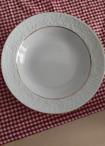 Güral porselen 6 adet yemek tabağı