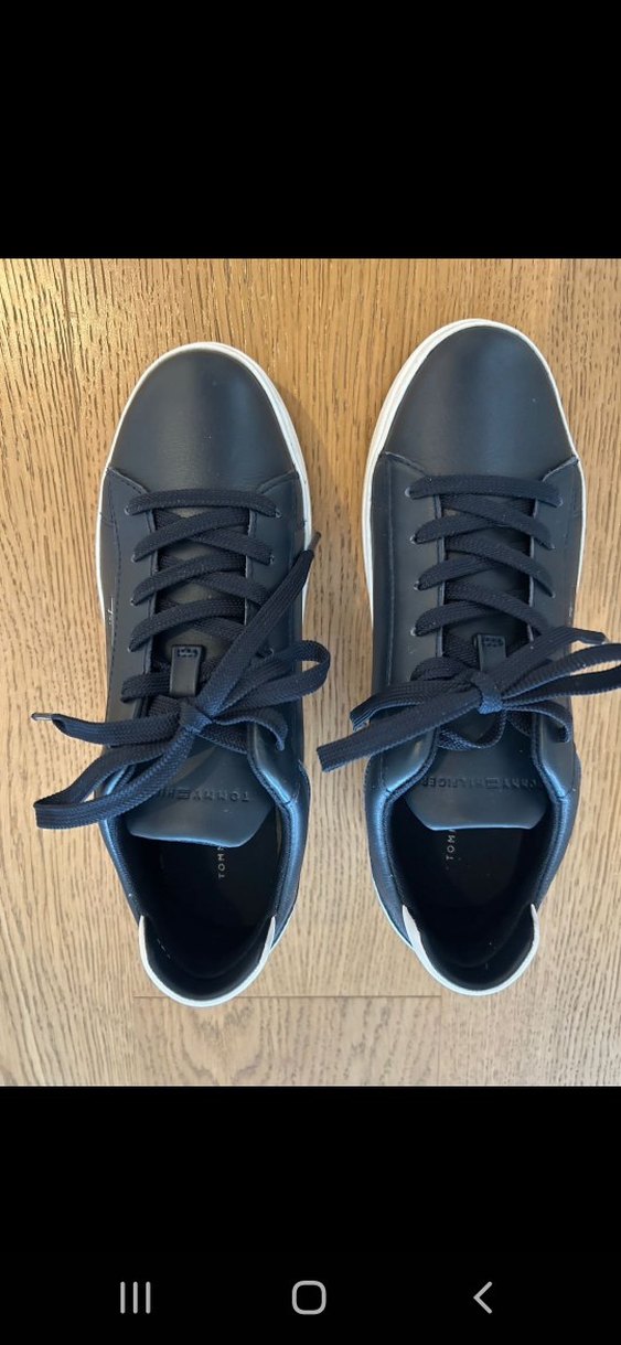 Tommy Lacivert Kadın Sneaker - Görsel 5