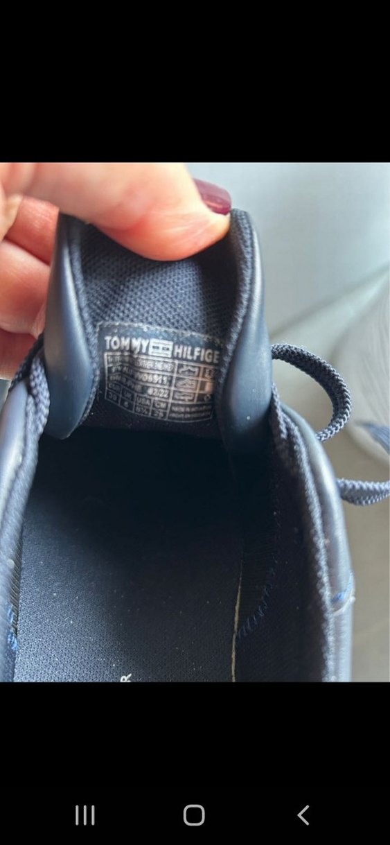 Tommy Lacivert Kadın Sneaker - Görsel 4