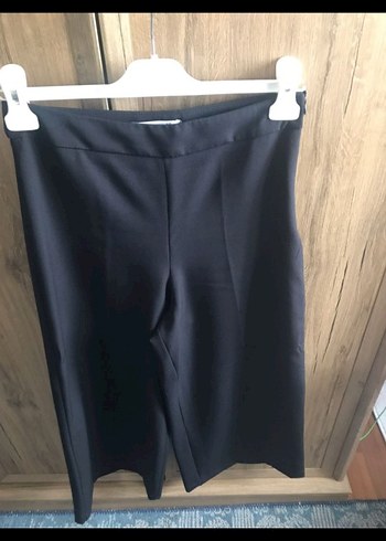 Bol Paça Yüksek Bel Kadın Kumaş Pantolon - Görsel 2