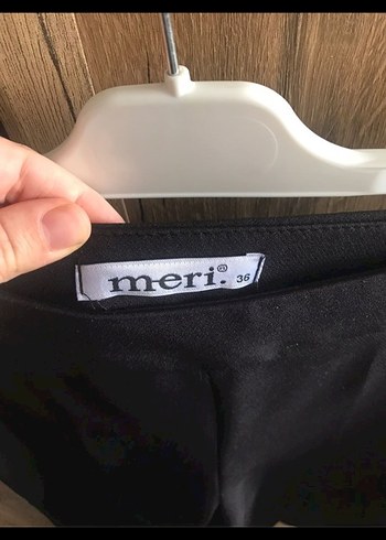 Bol Paça Yüksek Bel Kadın Kumaş Pantolon - Görsel 3